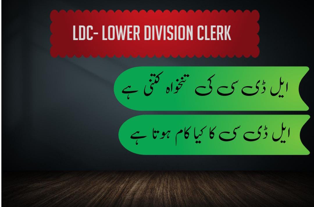 Lower Division Clerk (LDC) Salary In Pakistan