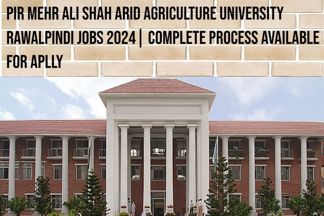 Pir Mehr Ali Shah Arid Agriculture University Rawalpindi Jobs 2024